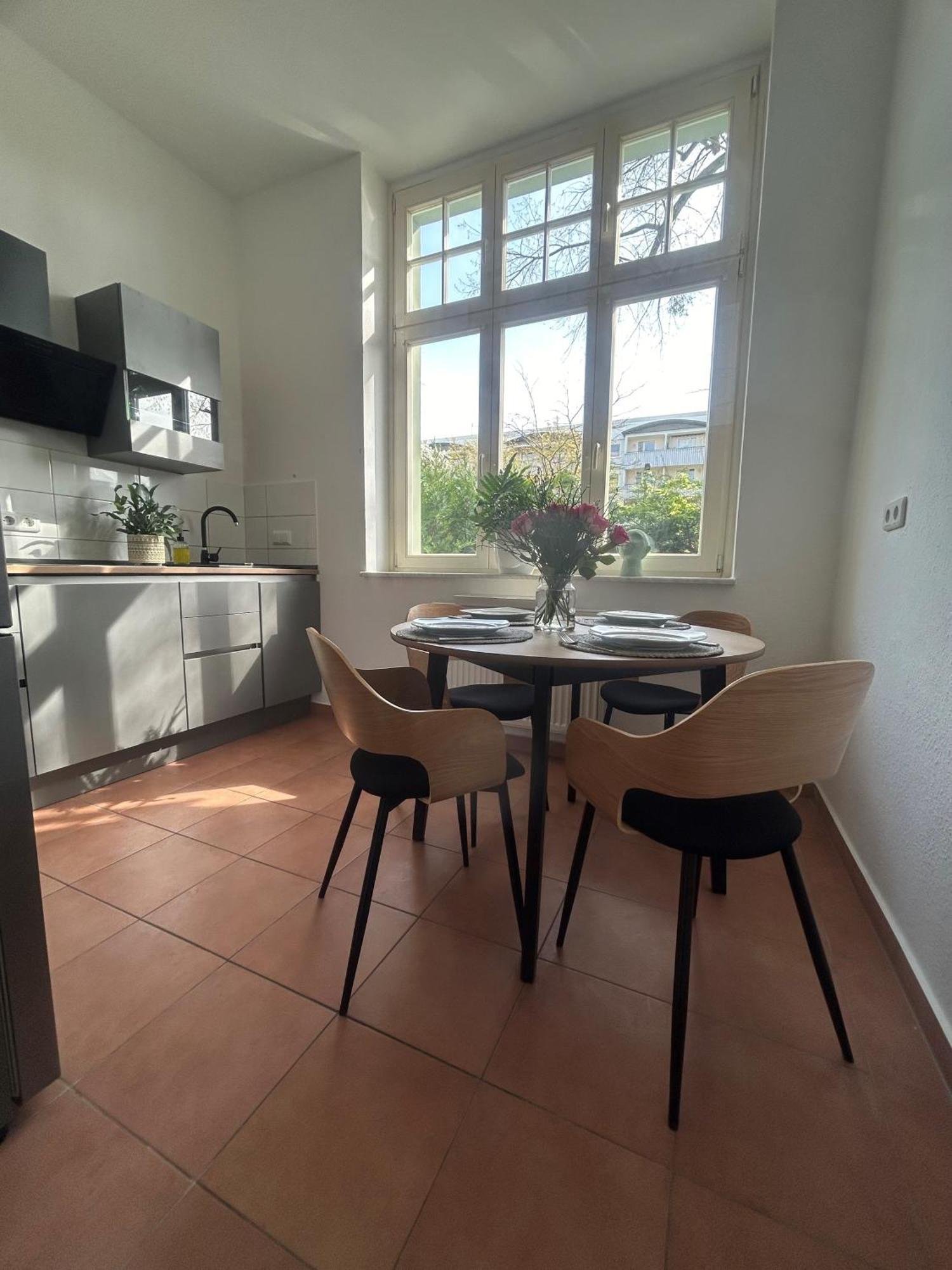 Mintara Komfort Apartment Mit Grill -Terrasse, Sky Und Parkplatz マクデブルク エクステリア 写真